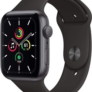 Apple Watch SE (GPS, 40mm) - Space Gray Aluminum Case with Black Sport Band